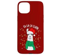 Cute Sarcastic Christmas Llama Outfit Graphic Design Style Custodia per iPhone 15 Plus