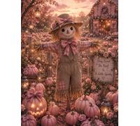 Cute Scarecrow Notebook - Cozy Autumn Journal for Writing and Everyday Notes: A Whimsical Pumpkin Field Design Inspired by Kindness and Being Yourself