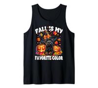 Cute Schnauzer Halloween Pumpkin Fall Is My Favorite Color Canotta