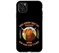 Cute Scottish Highland Cow - Bad Hair Don´t Care Custodia per iPhone 11 Pro Max