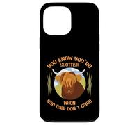 Cute Scottish Highland Cow - Bad Hair Don´t Care Custodia per iPhone 13 Pro Max