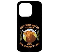 Cute Scottish Highland Cow - Bad Hair Don´t Care Custodia per iPhone 15 Pro