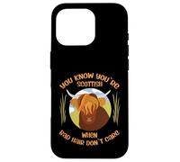 Cute Scottish Highland Cow - Bad Hair Don´t Care Custodia per iPhone 16 Pro