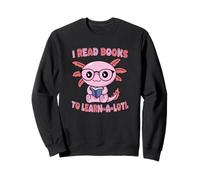 Cute Sea Creature Lettura Libro Learn-A-Lotl Pun Reader Felpa