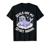 Cute Seal with Heart Glasses - My Spirit Animal Maglietta