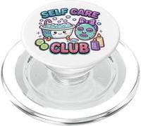 Cute Self Care Club Kawaii Spa Day Bumble Bath Maschera per il viso PopSockets PopGrip per MagSafe