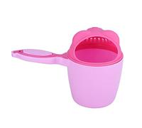 Cute Shampoo Tazza di Pesce Manico il Condizionatore per Capelli, Materiale PP Non Tossico Manico Comodo Tazza Rimovibile (PINK)