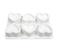 Cute Shaped Raspberry Mousse Mold | Silicone Cake Molds,6-Cavity Silicone Kitchen Gadgets For Chocolate Pastry Ice Cream Candle Party Gathering Holiday Kids Beginner
