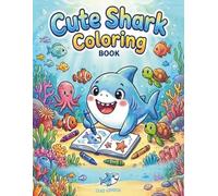 Cute Shark Coloring book
