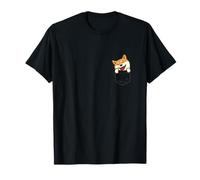 Cute Shiba Inu In Your Pocket Akita Dog Lover Owner Gift Maglietta