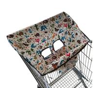 Cute Shopping Cart Cover,Wipeable Cover For Babies - Cute Print Dust Cover Easy-on Design For Shopping Carts, Restaurant Highchairs, Playground Swings