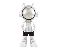 Cute Silver Astronaut Decor Cool Astronauts in Modern Suits, Hands in