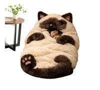 Cute Sleeping Bag - Warm Cute Cat Bags, 68.9 Inches Washable Bedding Set For Resting, Fabric Sleeping Bag, Cold Weather Gear With Premium Quality, Indoor Comfort Gear For Slumbering And Napping