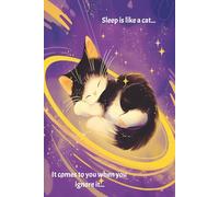 Cute Sleeping Cat Cover · Dotted Pages for Writing and Bullet Journaling | 6x9 inch | 100 pages | Dotted Lines: Dot Pages for Notes, Planning, and Bullet Journaling