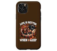 Cute Sleeping Labrador Retriever Dog For Women Autumn Sleep Custodia per iPhone 11 Pro