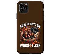 Cute Sleeping Labrador Retriever Dog For Women Autumn Sleep Custodia per iPhone 11 Pro Max