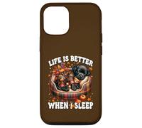 Cute Sleeping Labrador Retriever Dog For Women Autumn Sleep Custodia per iPhone 12/12 Pro