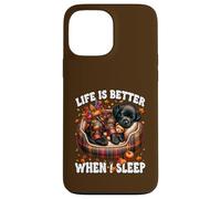 Cute Sleeping Labrador Retriever Dog For Women Autumn Sleep Custodia per iPhone 13 Pro Max