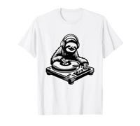 Cute Sloth As DJ Master for Music Lovers an Animal Fan Maglietta