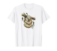 Cute Sloth Mom Wild Animal Lover Faulheit Perezoso Bear Maglietta