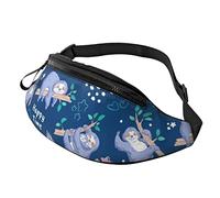 Cute Sloths Crossbody Bag Runner Piccolo Running Sport Slim Alla moda Per Jogging Escursionismo Donna