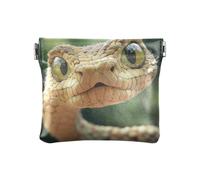 Cute Snake Inquisitive Fashion PU Leather Change Purse Conveniente Organizzazione Sacchetti per le Donne Bolsa pequena para monedas