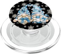 Cute Snowball Pattern For Winter Lover With Snowman Gnome PopSockets PopGrip per MagSafe