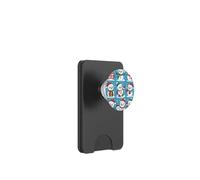 Cute Snowmen Christmas Holiday Winter Graphic PopSockets PopWallet per MagSafe