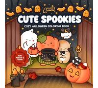 Cute Spookies Cozy Halloween Coloring Book: Comfy Relaxation for Adults and Teens