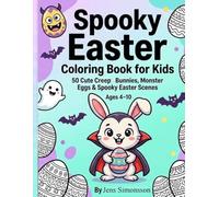 Cute & Spooky Coloring Book for Kids: 50 Adorable Horror-Themed Pages - Bats, Skulls, Vampires & Little Monsters | Fun Coloring Book Ages 4-10