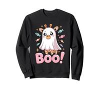 Cute Spooky Funny Halloween Giraffe Ghost Boo Felpa