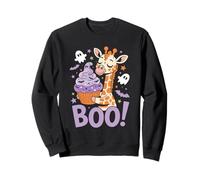 Cute Spooky Funny Halloween Giraffe Ghost Boo Felpa