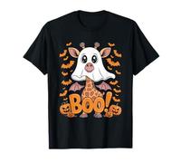 Cute Spooky Funny Halloween Giraffe Ghost Boo Maglietta