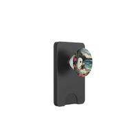 Cute Spooky Ghost Reading Book Summer Tropical Beach Reader PopSockets PopWallet per MagSafe