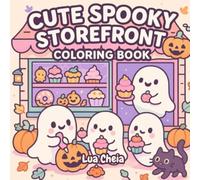 Cute Spooky Ghost Storefront: Coloring Book