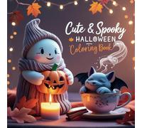 Cute & Spooky Halloween Coloring Book: Bold & Easy Cozy Designs Featuring Adorable Creepy Creatures, Hygge Vibes & Pastel Goth Charm - Relax & Enjoy Stress-Free Coloring!