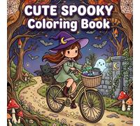 Cute Spooky Kawaii Coloring Book for Adults and Teens: A Kawaii Cute Spooky Witch, Ghost and Skeleton Designs for Relaxation and Stress Relief