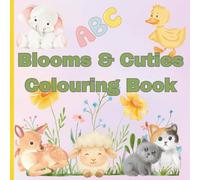 Cute Spring Animals Colouring Book For Kids: Educational Colouring Pages With Baby Animals and Alphabets For Preschool Children Ages 3-5