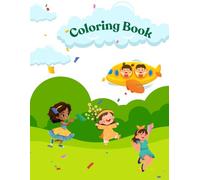 Cute Spring Coloring Book for Kids: Fun and Easy Coloring Pages with Flowers, Bees, Bunnies and Easter Eggs for Toddlers, Preschool and Kindergarten
