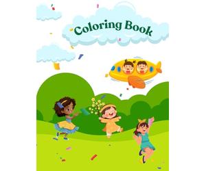 Cute Spring Coloring Book for Kids: Fun and Easy Coloring Pages with Flowers, Bees, Bunnies and Easter Eggs for Toddlers, Preschool and Kindergarten