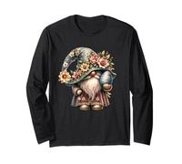 Cute Spring Easter Decor for Women Floral Easter GNOME Maglia a Manica
