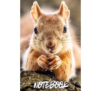 Cute Squirrel Notebook: Forest Animal Composition Notebook, 120 Lined Pages, 6"x9"
