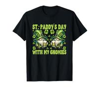 Cute St Paddys Day GNOME Graphic for Hanging with My Gnomies Maglietta