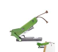 Cute Stapler - Wooden Grasshopper Animal Shape Desktop Stapling Tool Decorative Design | Office Stationery Stapler, Novelty Desk Accessory, Creative School Supply Tool | Office School Use