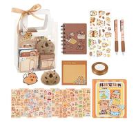 Cute Stationary | Cute Pencils Capybara Plush Sticky Notes,Dependable Functionality Learning Supplies, Enhancement Catalyst Backpack Pendant, Desk Ornament, Animal Stickers For Birthdays