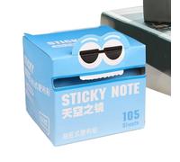 Cute Sticky Notes, Cartoon Self-Stick Pulled Out Pads, Fun Memo Notes for Offices School Stationery Party Favors, Girls Boys Teens Friends Coworkers Family, 2.95x2.76x2.76 inches
