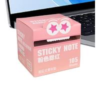 Cute Sticky Notes, Cartoon Stick Pads, 2.95x2.76in Pulled Out Memo Sheets, Fun Stationery Design, Cartoons Memo Note for School, Party, Women, Friends, Kids, Teens, Boys, Girls