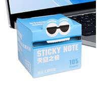 Cute Sticky Notes, Pulled Out Clingy Pads, 2.95x2.76x2.76 Inches School Stationery Supplies & Versatile Use, Party Favor for Women, Friends, Coworkers, Daughter, Girls, Teens, Family, Son, Boys, Youth