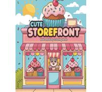 Cute StoreFront Bold And Easy Coloring Book