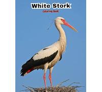 Cute Stork Coloring Book: Adorable Flying Bird Designs for Toddlers!